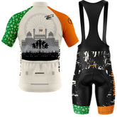 The Freedom Gear – Tricolor Cycling Jersey with Bib Shorts for Independence Ride